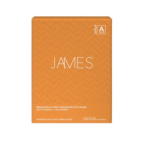 James Cosmetics Brighten and Firm Advanced Eye Mask (5 pairs) on white background