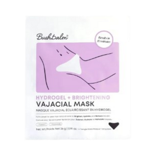 Bushbalm Brightening Hydrogel Vajacial Mask (Triangle) on white background