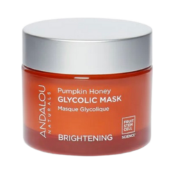 Brightening Pumpkin Honey Glycolic Mask on white background