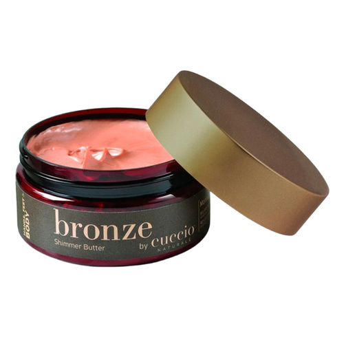 Cuccio Bronze Shimmer Butter on white background