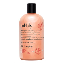Bubbly Hydrating Shower Gel on white background