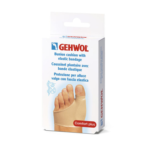 Gehwol Bunion Cushion with Elastic Bandage on white background