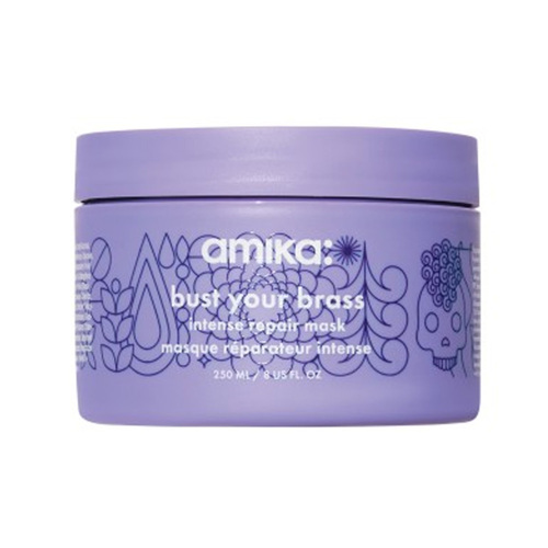 Amika Bust Your Brass Intense Repair Mask on white background
