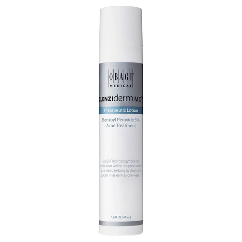 Obagi CLENZIderm M.D. Therapeutic Lotion 5% BPO on white background