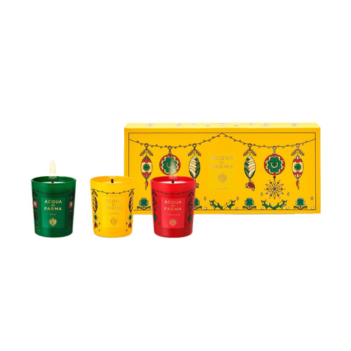 Acqua Di Parma Candle Gift Set Trio on white background