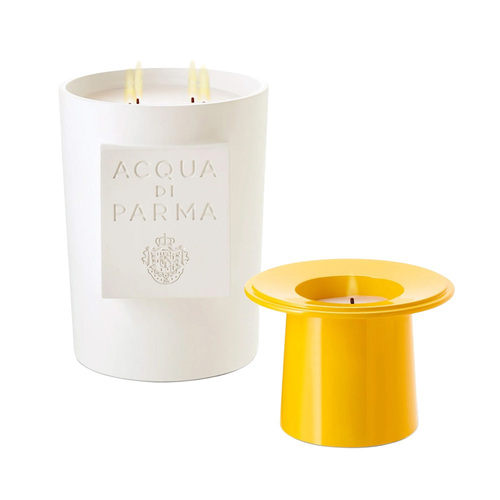 Acqua Di Parma Chapeau Luce Di Colonia Candle on white background