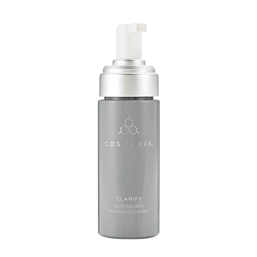 CosMedix Clarify Foaming Cleanser on white background