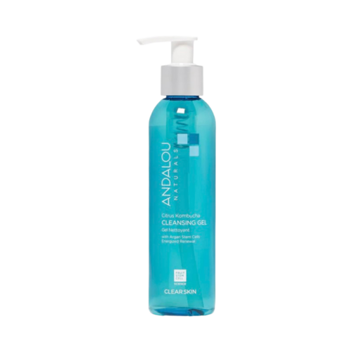 Andalou Naturals Clear Skin Citrus Kombucha Cleansing Gel on white background
