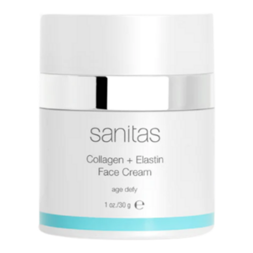 Sanitas Collagen + Elastin Face Cream on white background