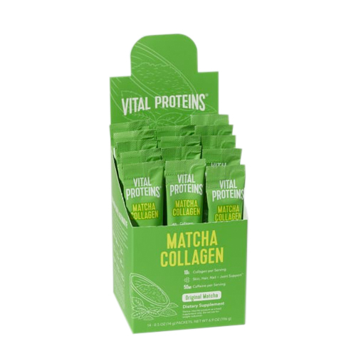 Vital Proteins Collagen Peptides Matcha on white background