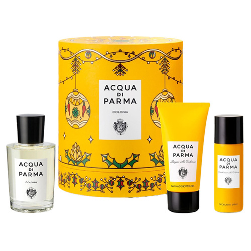 Acqua Di Parma Colonia Eau De Cologne Gift Set Trio on white background