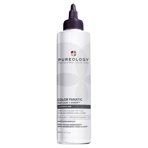 Pureology Color Fanatic Top Coat + Tone Blue on white background