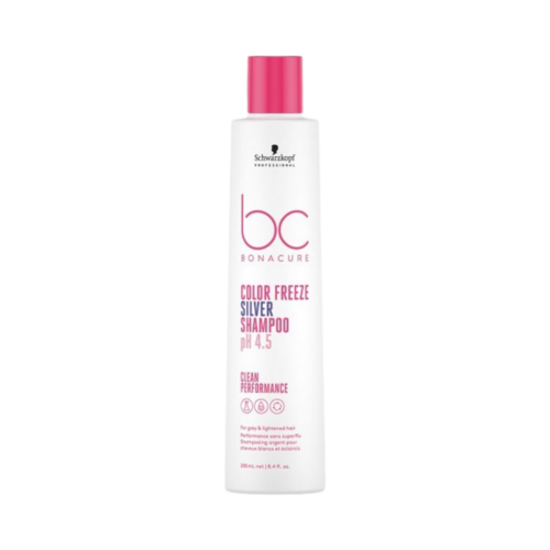 Bonacure Color Freeze Silver Shampoo on white background