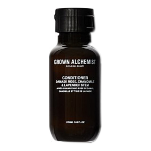 Grown Alchemist Conditioner - Damask Rose Chamomile Lavender Stem on white background