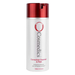 Corrective Cleanser and Peel on white background