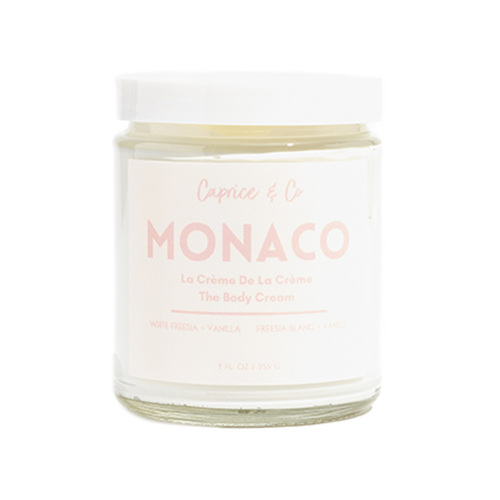 Caprice & Co. Creme de la Creme body Cream - Monaco on white background