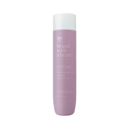 Brand With A Heart Curl Crush Conditioning Blend on white background