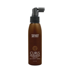 Curls Frizz Free Spray Gel on white background