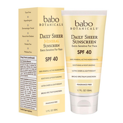 Daily Sheer SPF 40 Sunscreen For Face