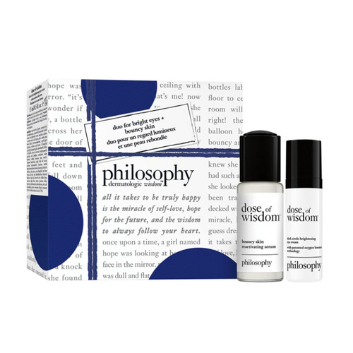 Philosophy Dermatologic Wisdom Gift Set Duo, 1 set Philosophy Dermatologic Wisdom Gift Set Duo on white background