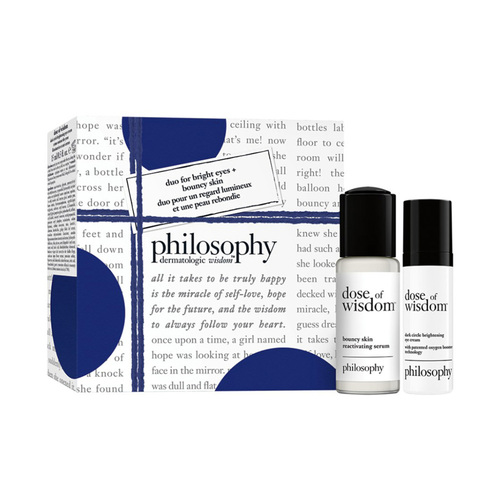 Philosophy Dermatologic Wisdom Gift Set Duo on white background