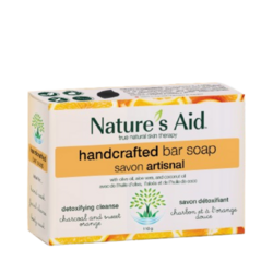 Detoxifying Soap Bar - Charcoal on white background