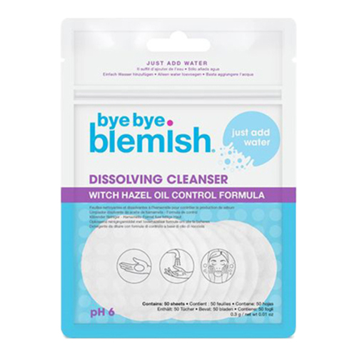 Bye Bye Blemish Dissolving Cleanser, 50 sheets