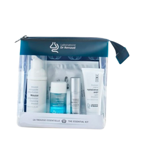 Naturally Yours Dr Renaud Essential travel kit on white background