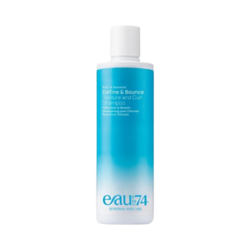 Eau de Santorini Define and Bounce Texture and Curl Shampoo on white background
