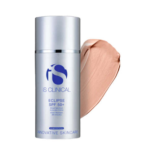 iS Clinical Eclipse SPF 50+ PerfectTint - Beige on white background