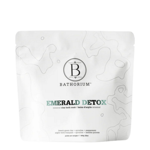 Bathorium Emerald Detox Clay Mineral Soak on white background