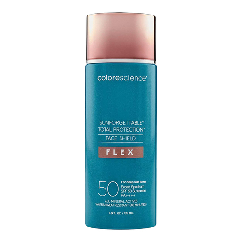 Colorescience EnviroScreen Protection Face Shield FLEX SPF50 - Deep on white background
