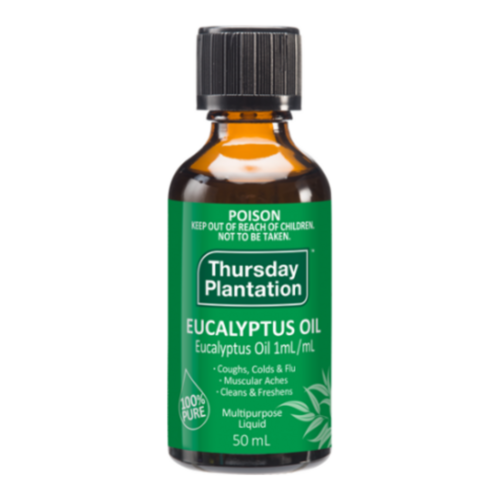 Thursday Plantation Eucalyptus Oil 100% Pure - Cough and Cold on white background