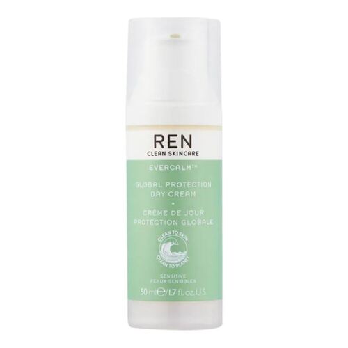 Ren Evercalm Global Protection Day Cream on white background