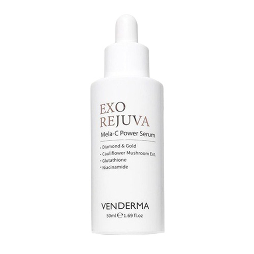 Venderma Exo Rejuva Mela-C Power Serum on white background