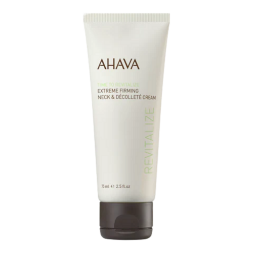 Ahava Extreme Firming Neck and Decollete Cream on white background