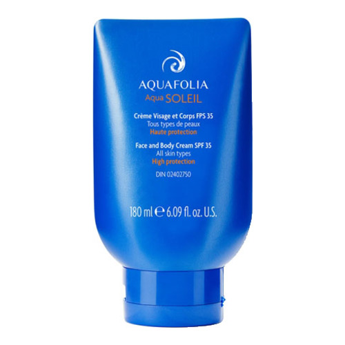 AQUAFOLIA Face and Body Cream SPF 35 on white background