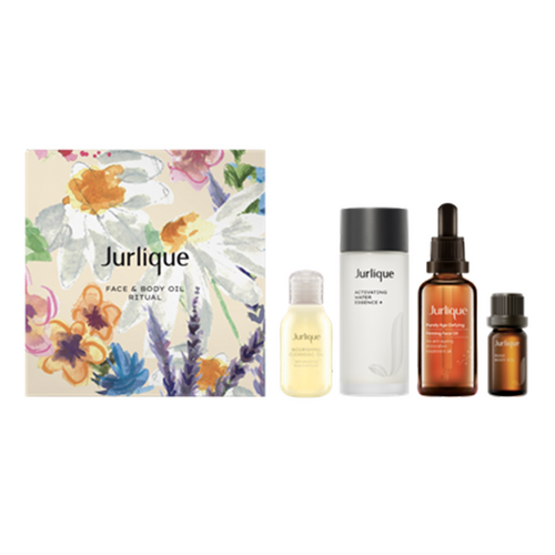 Jurlique Face and Body Oil Ritual on white background