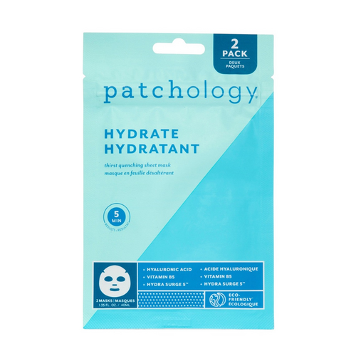 Patchology Flashmasque Hydrate Sheet Mask, 2 pieces