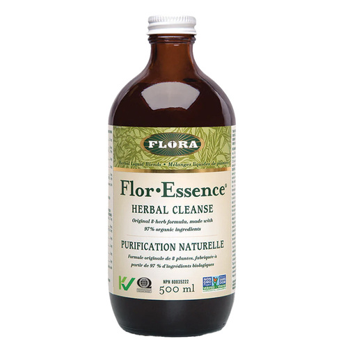 Flora Flor Essence Herbal Cleanse, 500ml/16.91 fl oz