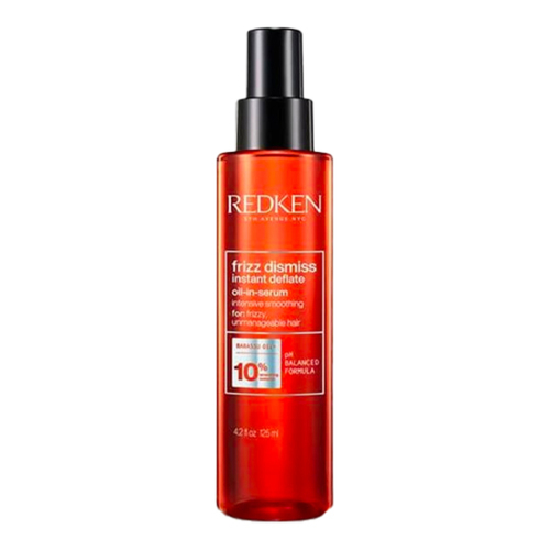 Redken Frizz Dismiss Instant Deflate Oil-in-Serum on white background