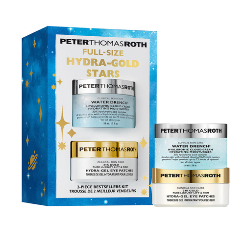 Peter Thomas Roth Full-Size Hydra-Gold Stars 2-Piece Bestsellers Kit on white background