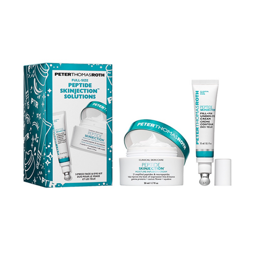 Peter Thomas Roth Full-Size Peptide Skinjection Solutions Face and Eye Kit Duo on white background