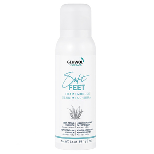 Gehwol Fusskraft Soft Feet Foam, 125ml/4.2 fl oz Gehwol Fusskraft Soft Feet Foam on white background