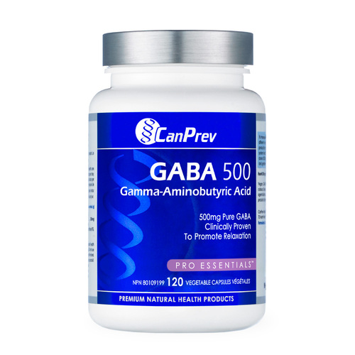 CanPrev GABA 500 on white background