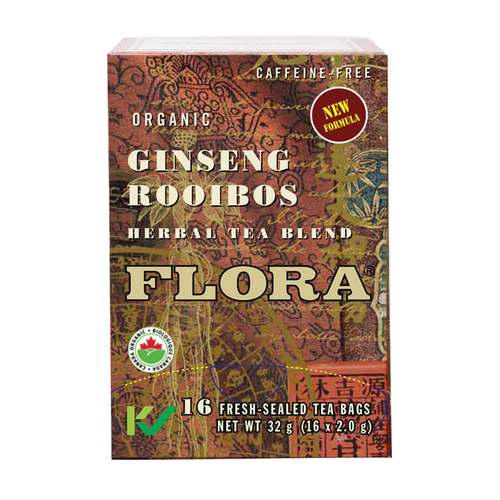 Flora Ginseng Rooibos, 16 x 2g/0.07 oz