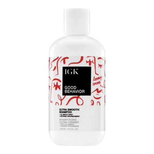 IGK Hair Good Behavior Ultra Smooth Shampoo on white background