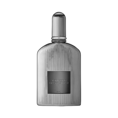 Tom Ford Grey Vetiver Parfum on white background