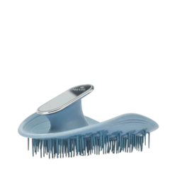 Hair Brush - Mirrored Blue on white background