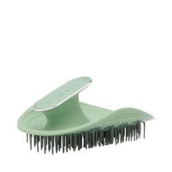 Hair Brush - Serene Green on white background